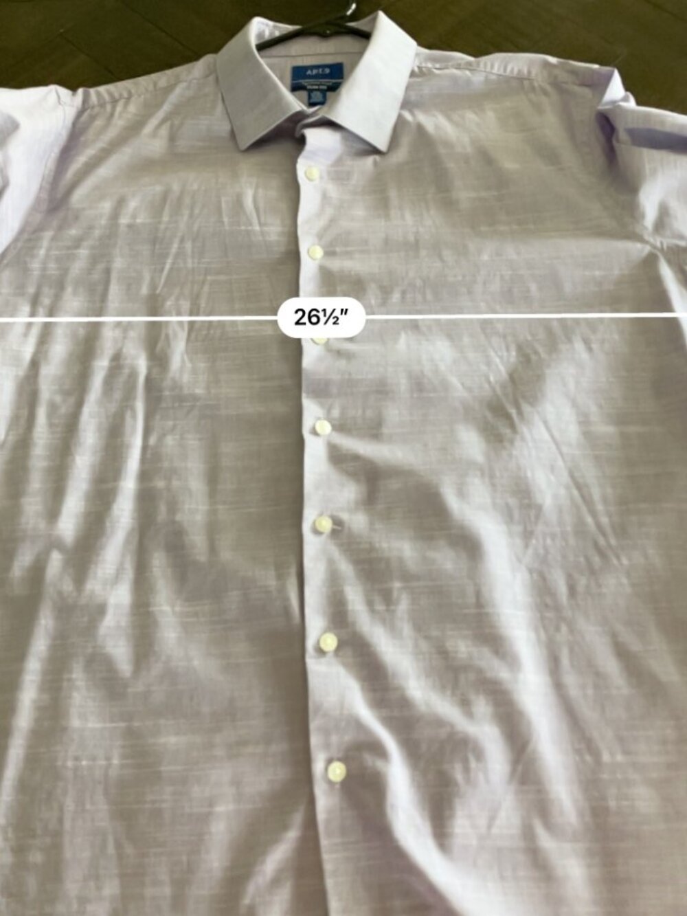 🌞 Summer Sale 🌞 Apt 9 Men Lavender Textured Shirt - Picture 4 of 4